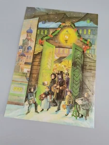 DDR Kalender Weihnachten WONGEL Adventskalender Pappe ungeöffnet RARITÄT Winter - Bild 1 von 12