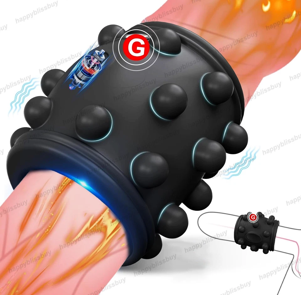 Penis Sleeve Cock Ring Girth Enhancer Extender Erection Sex Toys For Men Couples - Image 1 of 4