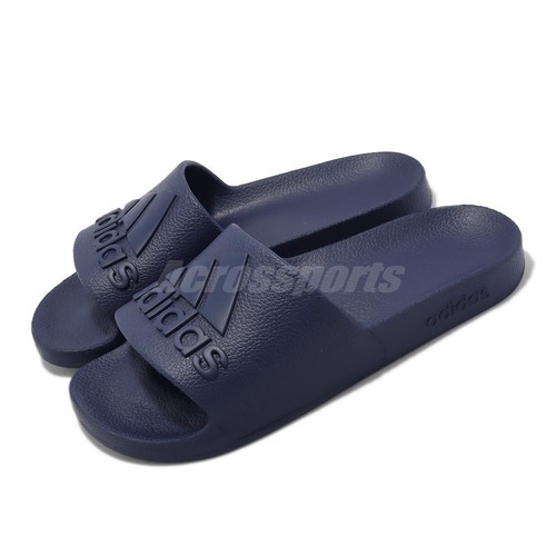Adidas Adilette Aqua blu scuro sandalo uomo unisex casual slip on IF7374