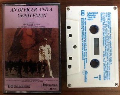 An Officer And A Gentleman (Cassette Tape Soundtrack, LIB-5013) VGC - Image 1 of 2