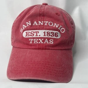Gorra de béisbol ajustable con gancho y bucle San Antonio Texas Est 1836 para adultos - Imagen 1 de 7