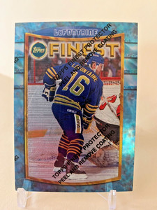 1994-95 Topps Finest Hockey Pat LaFontaine #70 Buffalo Sabres Base w/Coating MT