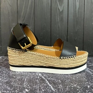 See By Chloe Glyn Platform Sandals Espadrilles Size 39 - Picture 1 of 17