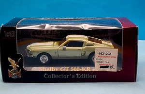 1968, colección de metal fundido a presión 1:43, verde con rayas blancas Shelby GT 500-KR - Imagen 1 de 8