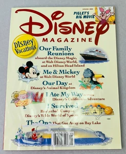 Disney Magazine Spring 2002 Disney Vacations Cruise Line DCA Animal Kingdom WDW - Picture 1 of 3