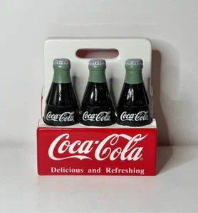 VTG Coca Cola Ceramic Napkin Holder Delicious and Refreshing Vintage 1997 *READ* - Picture 1 of 10