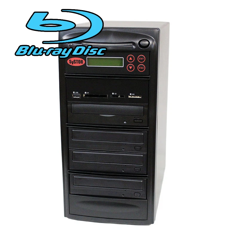 SySTOR 1-3 USB/SD/CF/MS/MMC Multi Media Flash Backup CD DVD Blu-ray Duplicator - Image 1 of 1