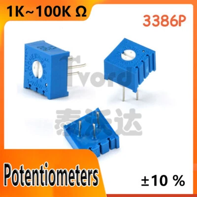 Potentiometer Trimmer 3386P Toleranz ±10% 1K 2K 5K 10K~100K Preset Trimmer Poti - Bild 1 von 4