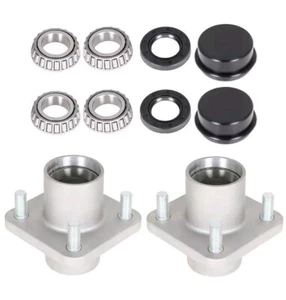 Front Hub Assembly Wheel Hub ×2 For EZGO TXT/ Medalist G/E Golf Cart 1976-2001.5 - Picture 1 of 5