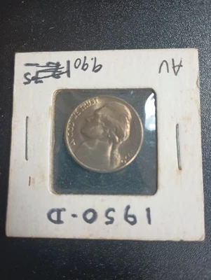 Lot of Jefferson nickels 1950 D (AU) - Image 1 of 4