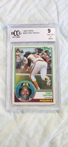 1983 Tony Gwynn Rookie Card #482 BCCG Grade 9 Near Mint NICE - Bild 1 von 3