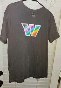 WASHINGTON COMMANDERS pride shirt FOOTBALL IS FOR EVERYONE adult large preowned - Picture 1 of 9