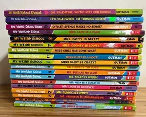 My WEIRD-WEIRDER & Weirdest School chapter book lot by Dan Gutman (18) - Foto 1 di 19
