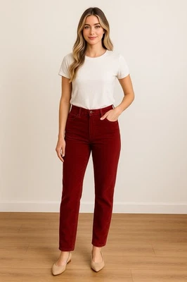 Pantalones Madewell para mujer talla 10-W31 pana oxidada elásticos 10 tiro alto ajustados otoño 🍁 Foto 1 de 4