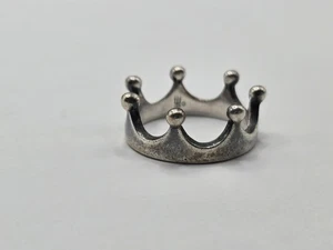 Size 7.75 James Avery Sterling Silver Princess Crown Ring - Picture 1 of 4