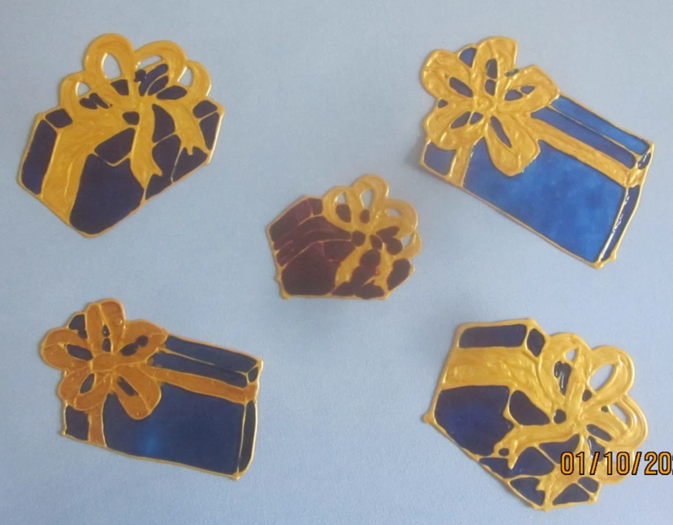 Window Color Bilder - Deko - Weihnachten - Geschenkpäckchen - Bild 1 von 1