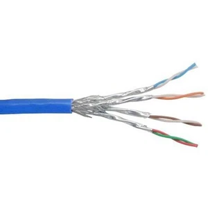 InLine Patchkabel Cat.6 S-STP/PIMF blau AWG27 76499B - - Bild 1 von 1