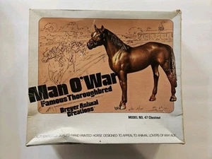 VTG Breyer Man O' War #47 Chestnut Stallion Traditional Model Thoroughbred Horse - Picture 1 of 7