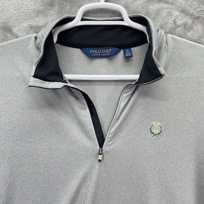Polo Golf Ralph Lauren 1/4 Cremallera Hombres XL Jersey Peachtree Country Club PCC Flex Foto 1 de 4