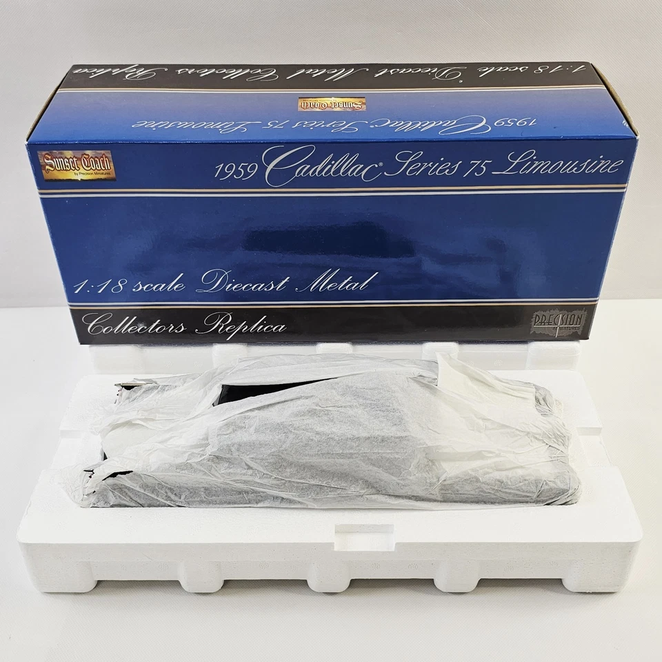 Precision Miniatures Sunset Coach 1959 Cadillac Limousine 1:18 Diecast PMSC-06B - Image 1 of 4