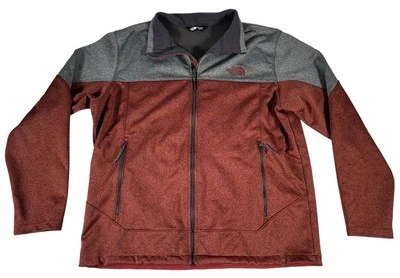 The North Face Canyonwall Jacket Mens XL Burgundy WINDWALL Full Zip Soft Shell - Image 1 of 4