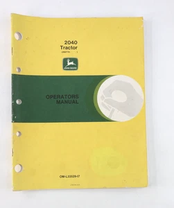 John Deere 2040 Tractor Operator's Manual MFPA  - Picture 1 of 3