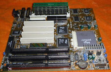 Tekram P5V30-B4 Socket 7 Motherboard CPU Ram heatsink fan 3 ISA Slots DOS Win 95
