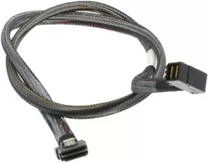 Cable ángulo recto Supermicro CBL-00127-01-A-R SFF-8087 a mini SAS HD SFF-8643 - Imagen 1 de 2