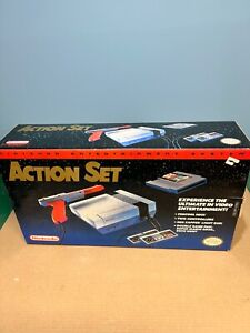 nintendo entertainment system action set in box