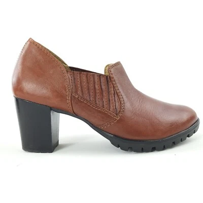 ROBERT ZUR 37 5,5 коричневый из овчины без задника пятки зажим лодыжки ботинок Shootie Ret $400 - Изображение 1 из 4