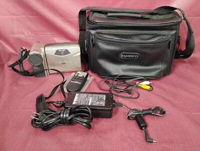 Sharp VL-AH50 LCD Viewcam Hi8 Video Camera w/ Power Cord & Case - Tested! - Image 1 of 4