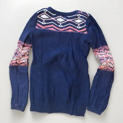 Suéter Basura Mujer Talla Pequeña Punto Púrpura Foto 1 de 4