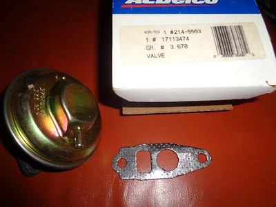 GM 17113474 PONTIAC 301 EGR VÁLVULA ACDELCO 214-5553 *NUEVO* FIREBIRD GRAND PRIX Foto 1 de 4