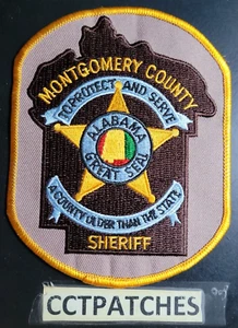 MONTGOMERY COUNTY, ALABAMA SHERIFF SHOULDER PATCH AL - Picture 1 of 2