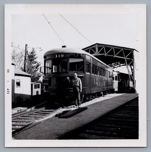 1971 Cincinnati & Lake Erie Eisenbahn Zug im Ohio Museum Originalfoto 9538 - Bild 1 von 2