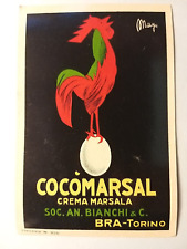 Etichetta - Crema Marsala - Cocòmarsal - Soc. An. Bianchi - Bra (Torino). Maga.