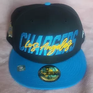 New Era Los Angeles LA Chargers Men's 2022 NFL Draft 59FIFTY Fitted Hat Sz 8 1/4 - Picture 1 of 5