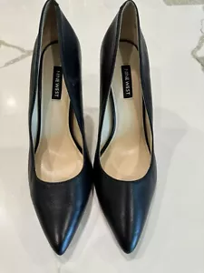 nine west heels 8.5 M Leather Upper - Picture 1 of 8