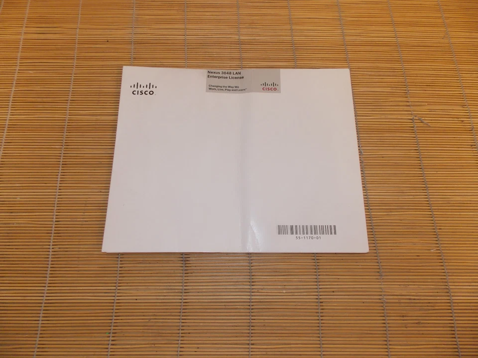 NEW Cisco N3K-C3048-LAN1K9 Nexus 3048 Layer 3 LAN Enterprise License - Bild 1 von 1