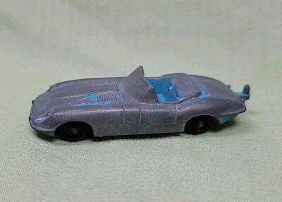 Midgetoy Jaguar Blue Rockford, ILL USA Vintage Toy Car - Image 1 of 4