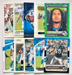 Carolina Panthers 20 Card Lot Luke Kuechly Jon Beason Cam Newton Bryce Young - Picture 1 of 2