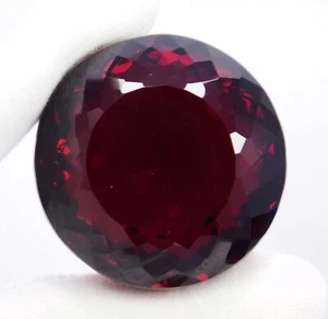 ZERTIFIZIERTER natürlicher 429,90 ct Kenia roter Tsavorit Granat Rundschliff lose Edelstein - Bild 1 von 6
