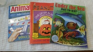LIBROS DE ACTIVIDADES PARA NIÑOS CACAHUETES PUNTO A PUNTO BAJO EL MAR LIBRO ABATIBLE ANIMACIÓN - Imagen 1 de 1
