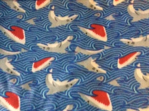 Atoms atomic cosmic space science fleece fabric on blue 60" wide, sold BTY - Picture 1 of 15