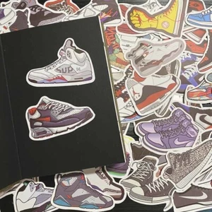 50pcs Random Vinyl Laptop Skateboard Stickers Bomb Luggage Decals AJ Shoes - Picture 1 of 6