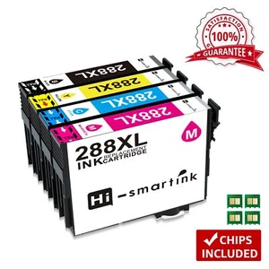 Juego de cartuchos de tinta Reman para impresoras Epson 288XL XP330 XP446 XP340 XP440 - Imagen 1 de 9