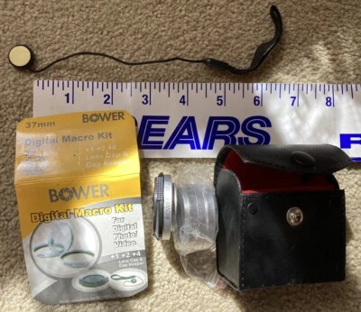 Bower 37MM Digital Macro Filter Set +1 +2 +4 Close up Case Lens Cover Keeper - Image 1 of 4