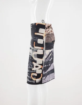 Falda lápiz Jean Paul Gaultier mujer estampado multicolor IT40 FR36 UK8 US6 Foto 1 de 4