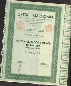 CRÉDIT FONCIER MAROCAIN (MAROC) (P) - Picture 1 of 1