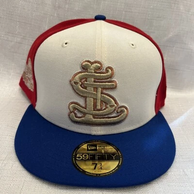 New Era Saint Louis Cardinals All Star Game Patch Pinwheel 59FIFTY Hat 7 3/4 - Image 1 of 4